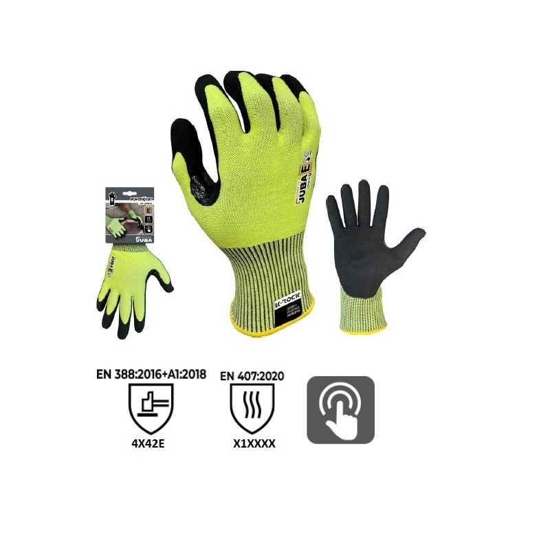 GUANTES NYLON LYCRA CON NITRILO TALLA 11