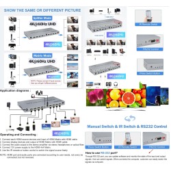 SWITCH HDMI 4 ENTRADAS 4...