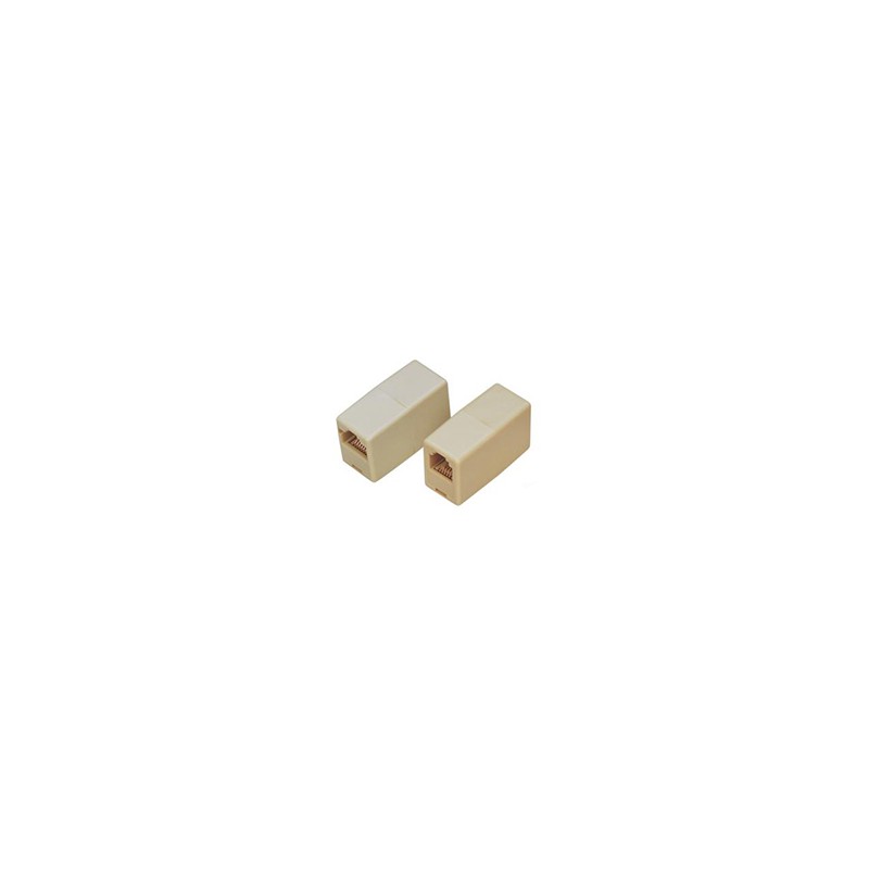 ADAPTADOR TELEFONICO RJ11 6/4 H-H MARFIL