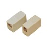ADAPTADOR TELEFONICO RJ11 6/4 H-H MARFIL