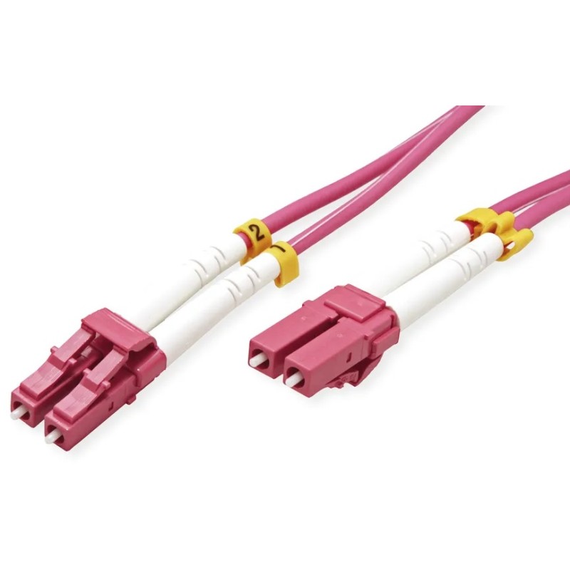 JUMPER DUPLEX OM4 LC-LC 20M (FUCSIA) 3mm