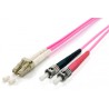JUMPER DUPLEX OM4 ST-LC 2M (FUCSIA) 3mm