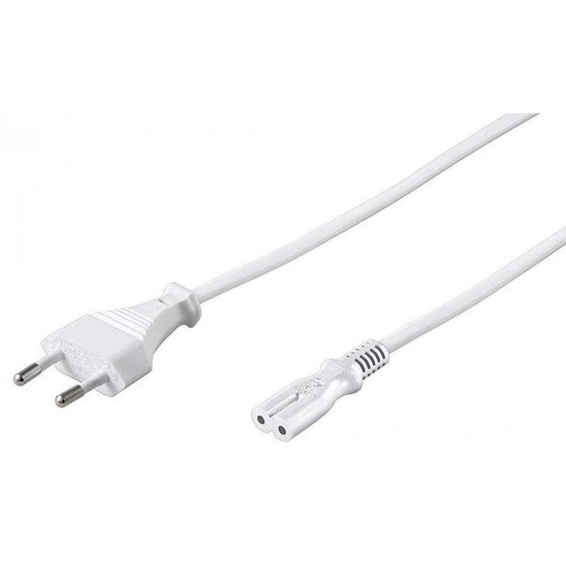 CABLE ALIMENTACION RED-FORMA 8 3M BLANCO