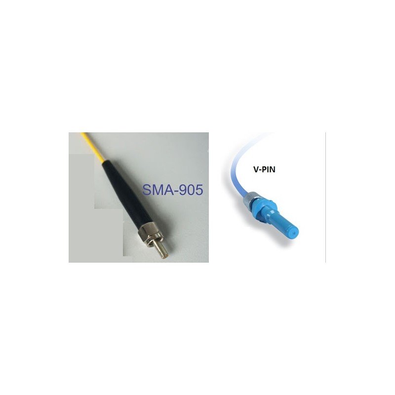 JUMPER DUPLEX V-PIN-SMA905 200/230µm 2M