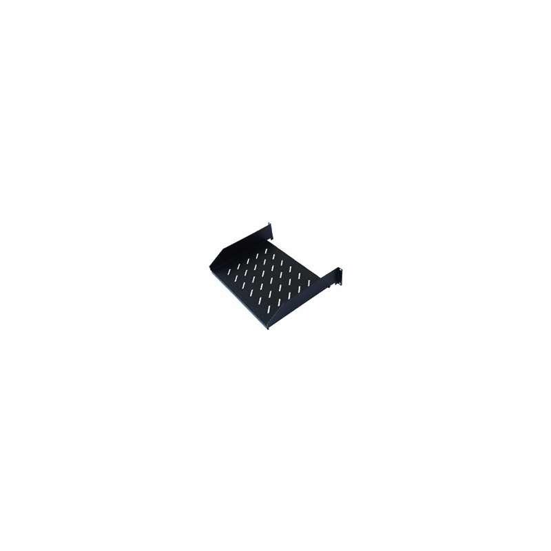 BANDEJA 19" 2U FRONTAL FONDO 350mm NEGRA