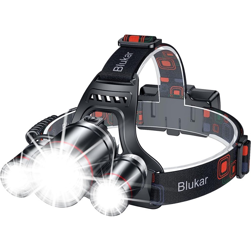LINTERNA FRONTAL CABEZA LED USB 4.400mAh