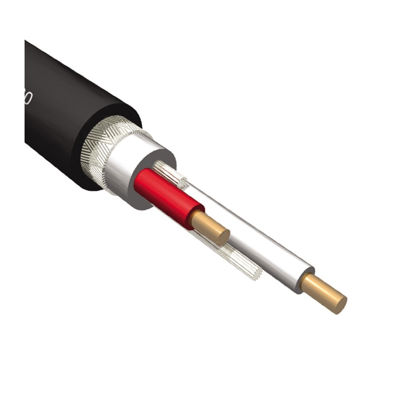 CABLE DMX 2x0,23mm2 APANTALLADO GOMA NG