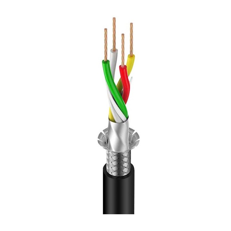 CABLE DMX 4x0,12mm2 APANTALLADO GOMA NG