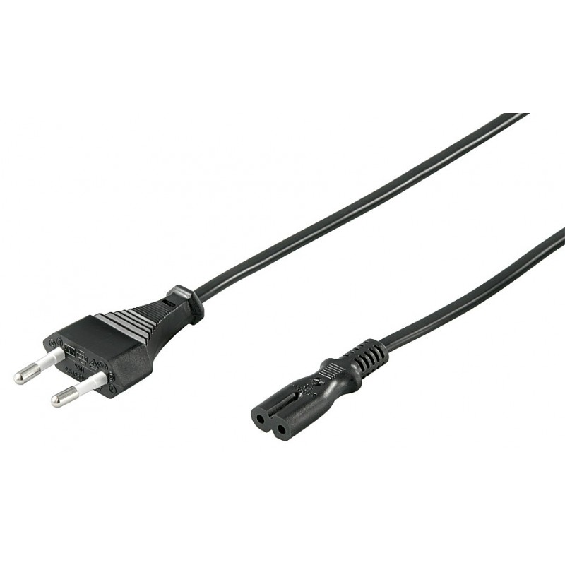 CABLE ALIMENTACION RED-FORMA 8 5M NEGRO