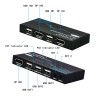 KVM 2X1 DISPLAYPORT + USB 4K 60HZ