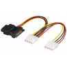 CABLE ALIMENTACION SATA M/H A 2 X MOLEX