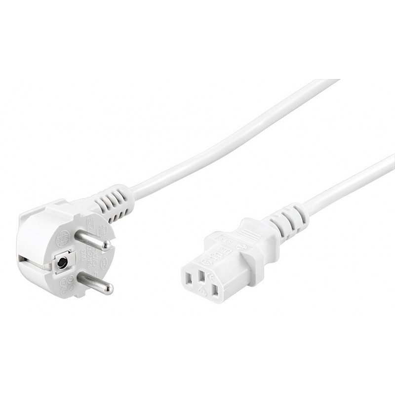 CABLE ALIMENTACION RED-CPU C13 2M BLANCO