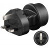 ADAPTADOR DE EUROPA A UK NEGRO CON TT