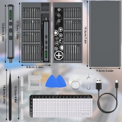 MICRO DESTORNILLADOR ELECTRICO 74 en 1