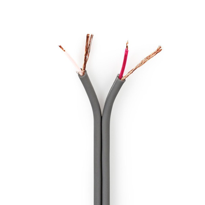 CABLE MICRO PARALELO AUDIO 2x0,16 GRIS