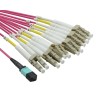 JUMPER MPO OM4 12 FIBRAS M-12xLC 2MTS