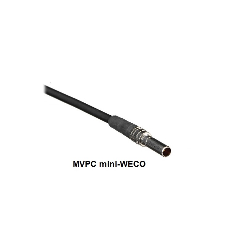 CABLE miniWECO MIDSIZE 12G UHD 1M NEGRO