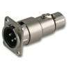 ADAPTADOR XLR3P M-H PANEL NIKEL NEUTRIK