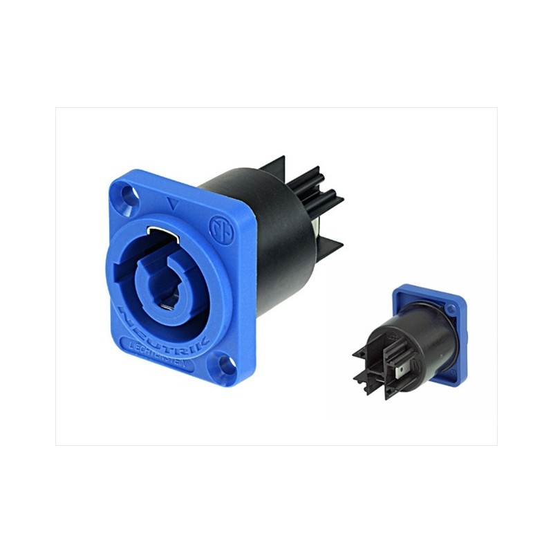 CONECTOR POWERCON 20A IN AZUL CHASIS NEU