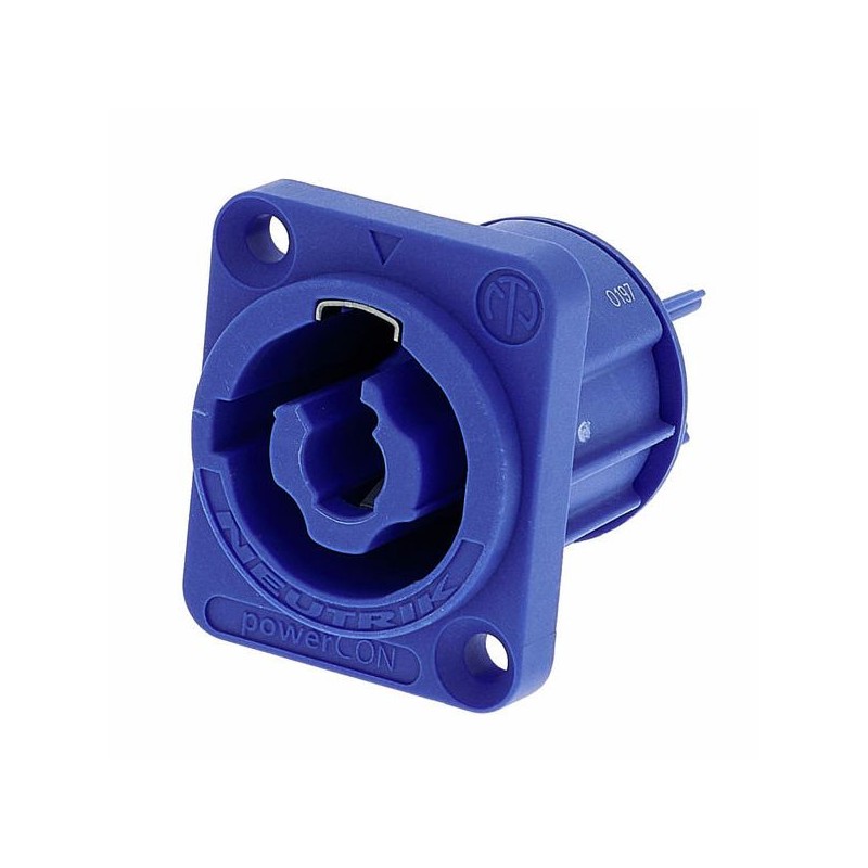 CONECTOR POWERCON 20A IN AZUL CHASIS NEU