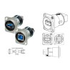 CONECTOR USB 3.0 TIPO A-B REVER. NEUTRIK