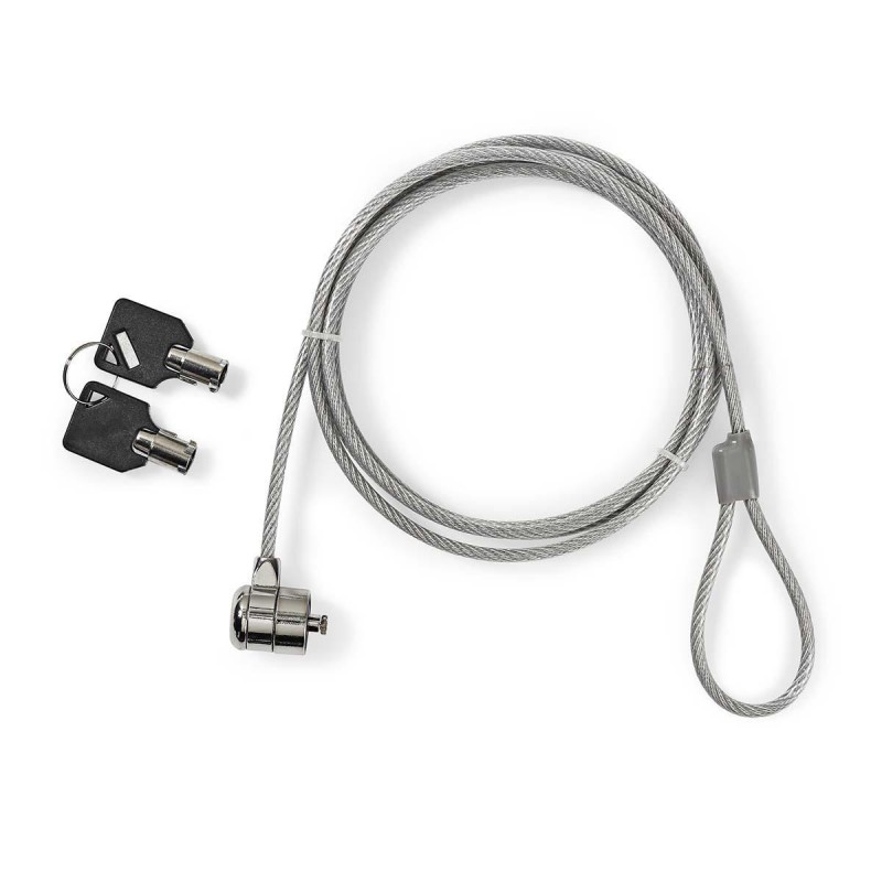 CABLE SEGURIDAD ACERO 4,5mm Ø CERRADURA