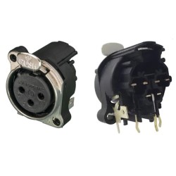 CONECTOR XLR3 HEMBRA C/I...