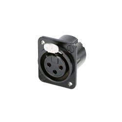 CONECTOR XLR3 HEMBRA PANEL...