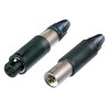 CONECTOR XLR3 MACHO Y HEMBRA AEREONEUTRI