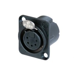 CONECTOR XLR5 HEMBRA PANEL...