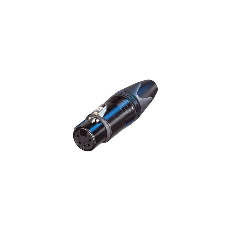 CONECTOR XLR5 HEMBRA AEREO NEGRO NEUTRIK