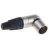 CONECTOR XLR5 M CODO AEREO NIKEL NEUTRIK