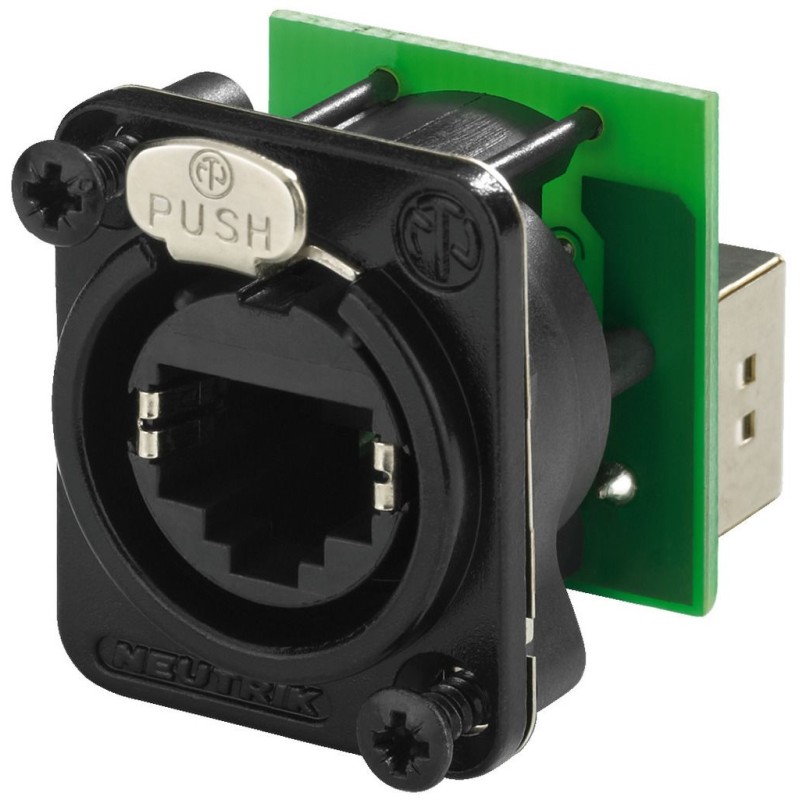 CONECTOR RJ45 DOBLE H CAT5EPANEL NEUTRIK