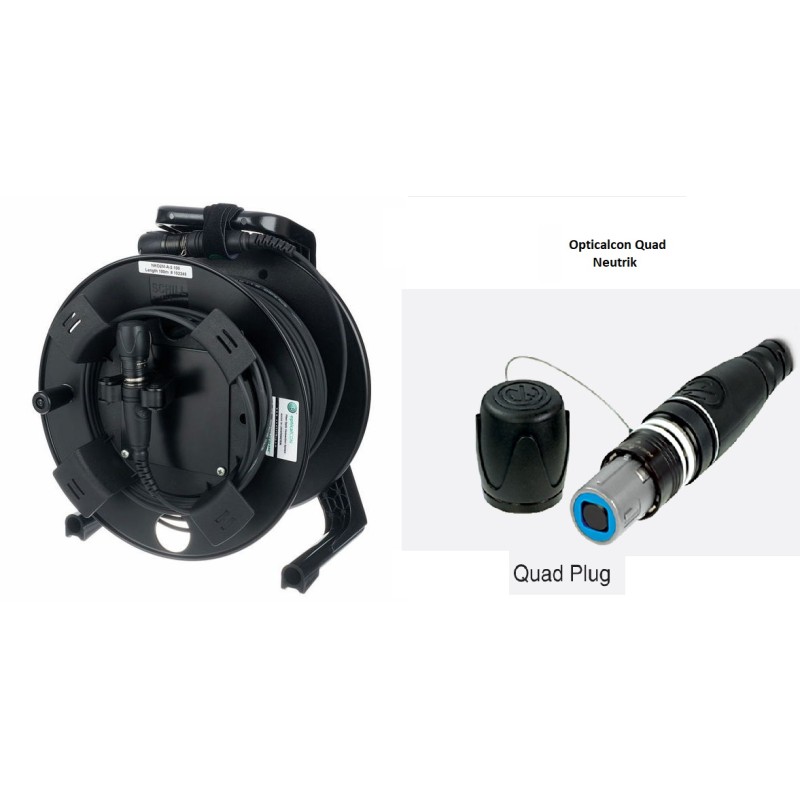CARRETE Opticalcon Quad MONOMODO 150Mts