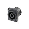SPEAKON MACHO PANEL 4 POLOS NEGRO NEUTRI