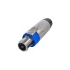 SPEAKON HEMBRA AEREO 4 POLOS METAL NEUTR