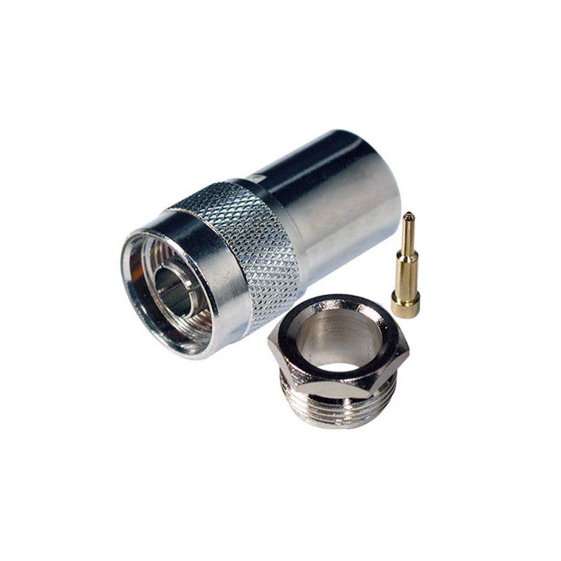 CONECTOR N MACHO RG213 SOLDAR