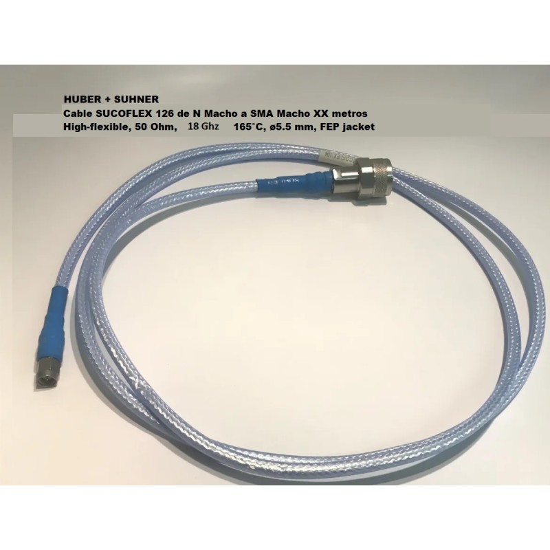 CABLE SUCOFLEX126 N MACHO-SMA MACHO 10,5