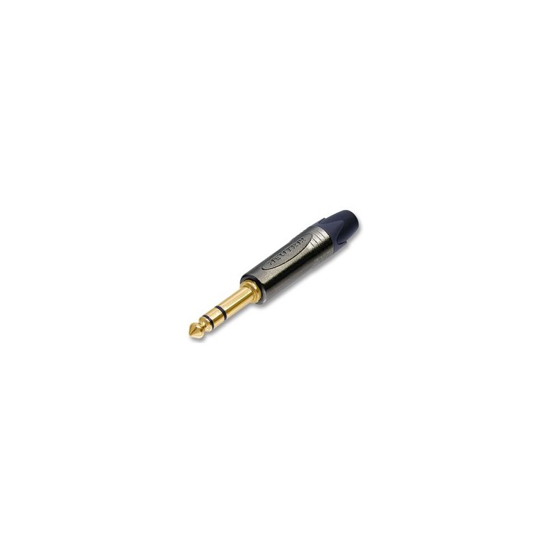 CONECTOR JACK M 6,35mm ST NEGRO NEUTRIK