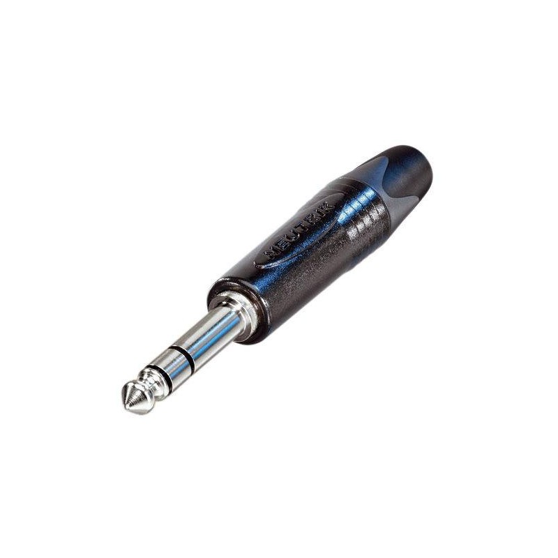 CONECTOR JACK M 6,35mm ST NEGRO NEUTRIK