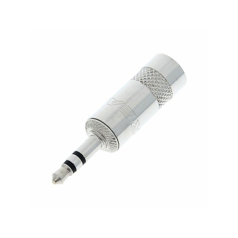 CONECTOR MINIJACK M 3,5mm ST REAN NIKEL
