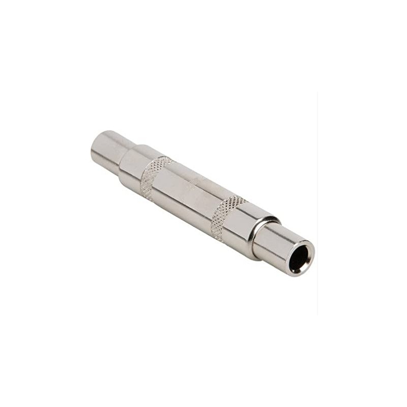 ADAPTADOR JACK H-H 6,3mm ESTEREO METAL