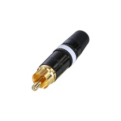 CONECTOR RCA MACHO NEGRO...