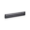 PANEL 19" 48P 2U RJ45 VACIO+ GUIA CABLE