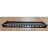 PANEL 19" 1U 16 PUERTOS XLR+ SOPORTE SUJ