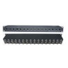 PANEL 19" 2U 32xBNC + 16xRJ45 PARA BALUN
