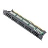 PANEL 19" 50 PUERTOS RJ45 VOZ CAT3 NEGRO
