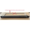 PANEL 19" 1U 1x20 BNC NEGRO (VACIO)