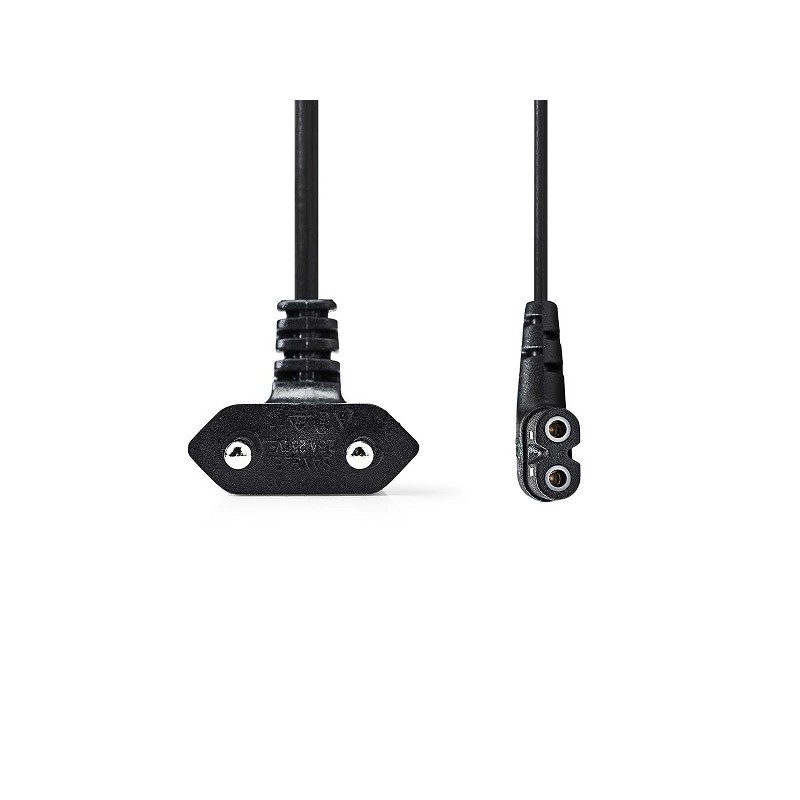 CABLE ALIMENTACION RED-FORMA 8 3M CODO
