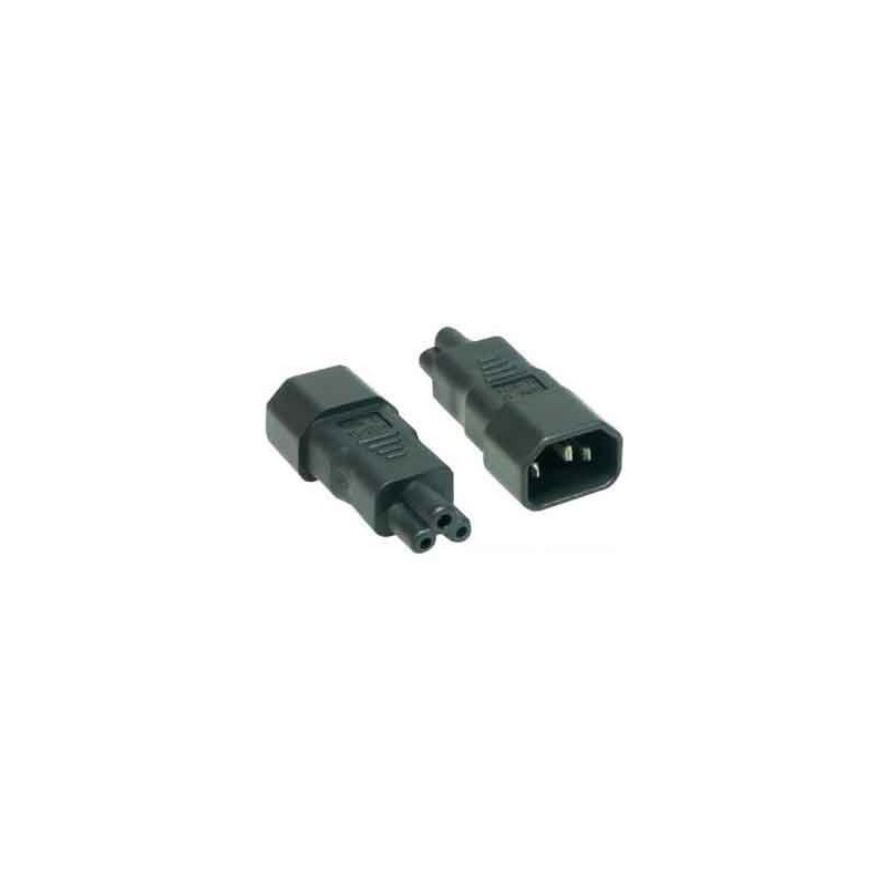 ADAPTADOR C14 MACHO-C5 TREBOL C5 HEMBRA
